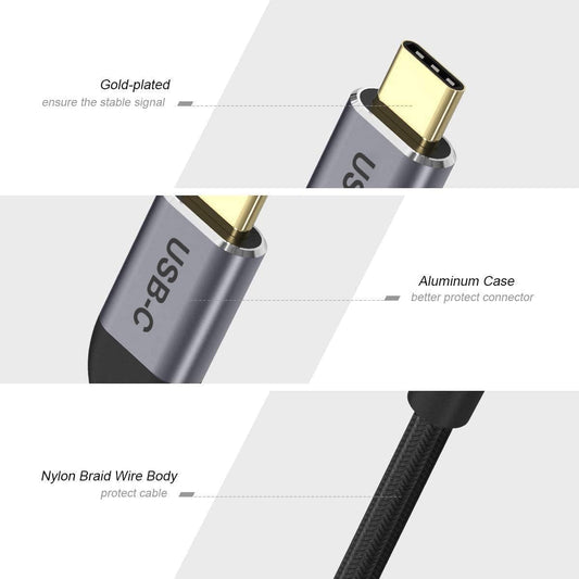 QGeeM USB C to HDMI Adapter 4K Cable, USB Type-C to HDMI Adapter